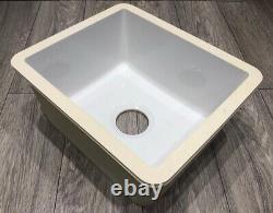 Villeroy & Boch Subway 45 SU 3324 00 R1 White Ceramic 1.0 Bowl Undermount Sink