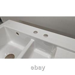 Villeroy & Boch Subway 60 XR 1.5 Bowl White Ceramic Kitchen Sink RHD NO WASTE
