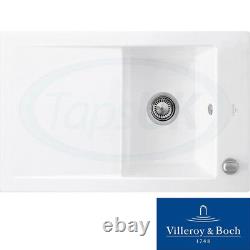 Villeroy & Boch Timeline 45 1.0 Bowl White Ceramic Kitchen Sink NO WASTE