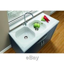 Villeroy & Boch Windsor Plus 2.0 Bowl White Ceramic Kitchen Sink NO WASTE