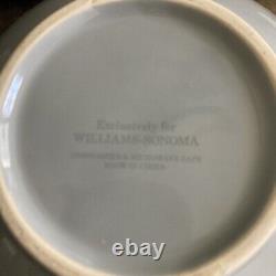 WILLIAMS SONOMA 5 pcs Ceramic Nesting Mixing Bowl Set Black to Gray Gradient NEW