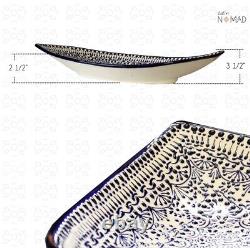 XL Paisley Bowl Ceramic Pottery Platter Kitchenware By Latin Nomad